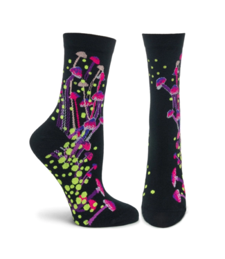 Witches Garden Bioluminescent Spores Socks (Women's Sizing)