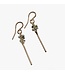 Confetti Sticks Earrings in Gold