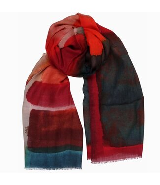 Rothko Red Scarf