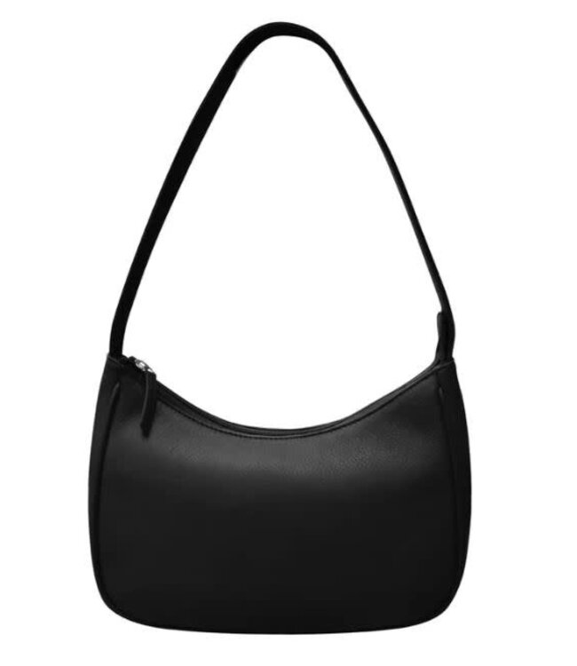 Hobo Shoulder Bag in  Black