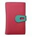 Midi Wallet in Pink  & Turquoise