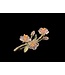 Dainty Peach Blossom Brooch