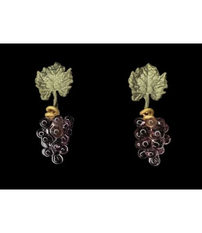 Wild Grape Vine Post Earrings