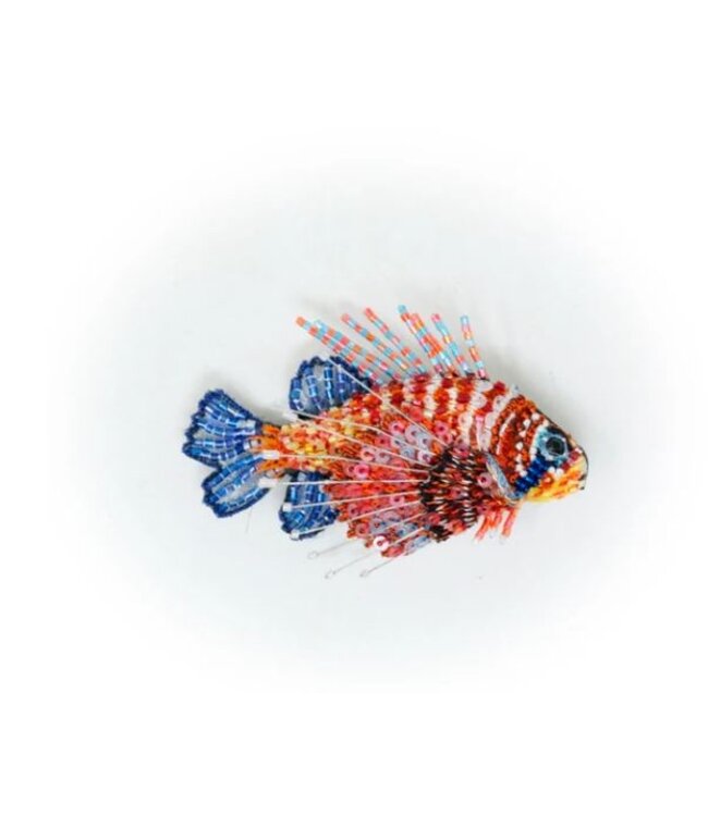 Lion Sea Fish Brooch