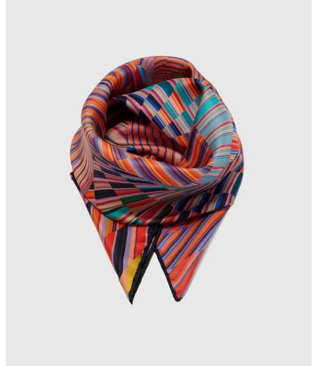 Flourish Silk Twill Scarf  54cm