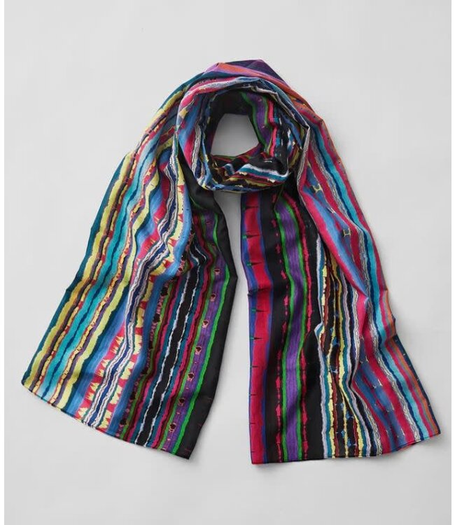 Fairground Cotton Silk Scarf