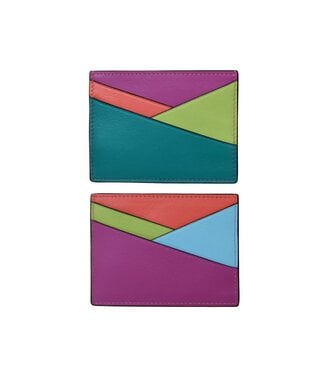 Asymmetric Card Case in Paradise Multi