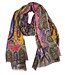 Gwendoline Wool Paisley Blue Scarf