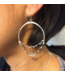 Nara Chandelier Earrings in Oxidized Silver