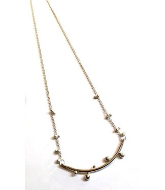 Bulb Necklace in Silver