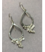 Tear Confetti Earrings in Silver