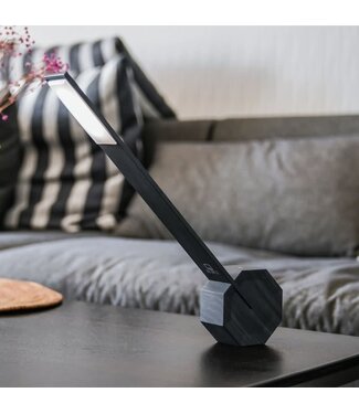 Black Octagon Desk Lamp