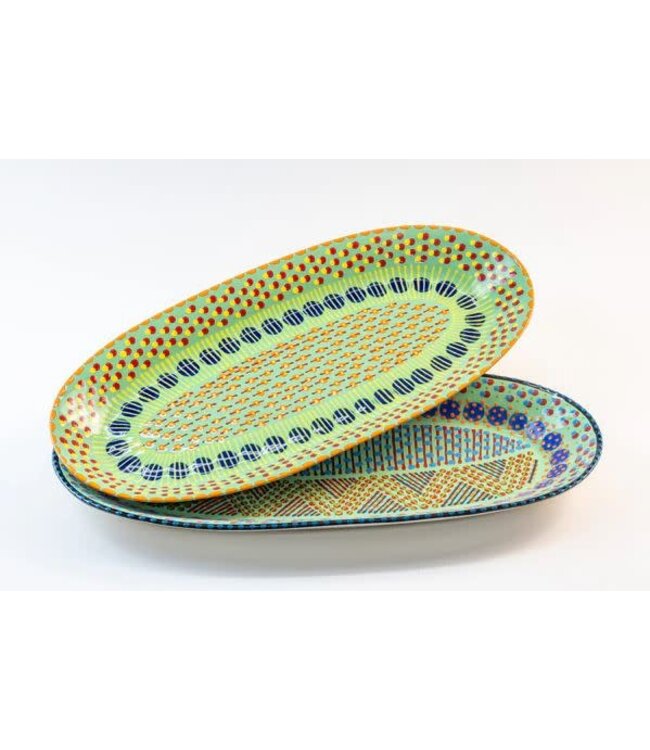 Serving Platter in Jasper Green