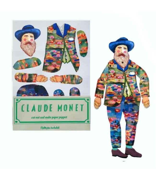 Claude Monet - Cut & Make Paper Puppet