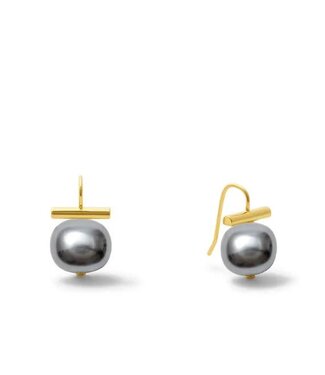 Classic Forever Fave Grey Pebble Earrings