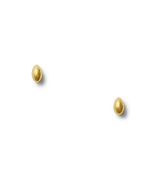 Tiny Bean Scoop Earrings