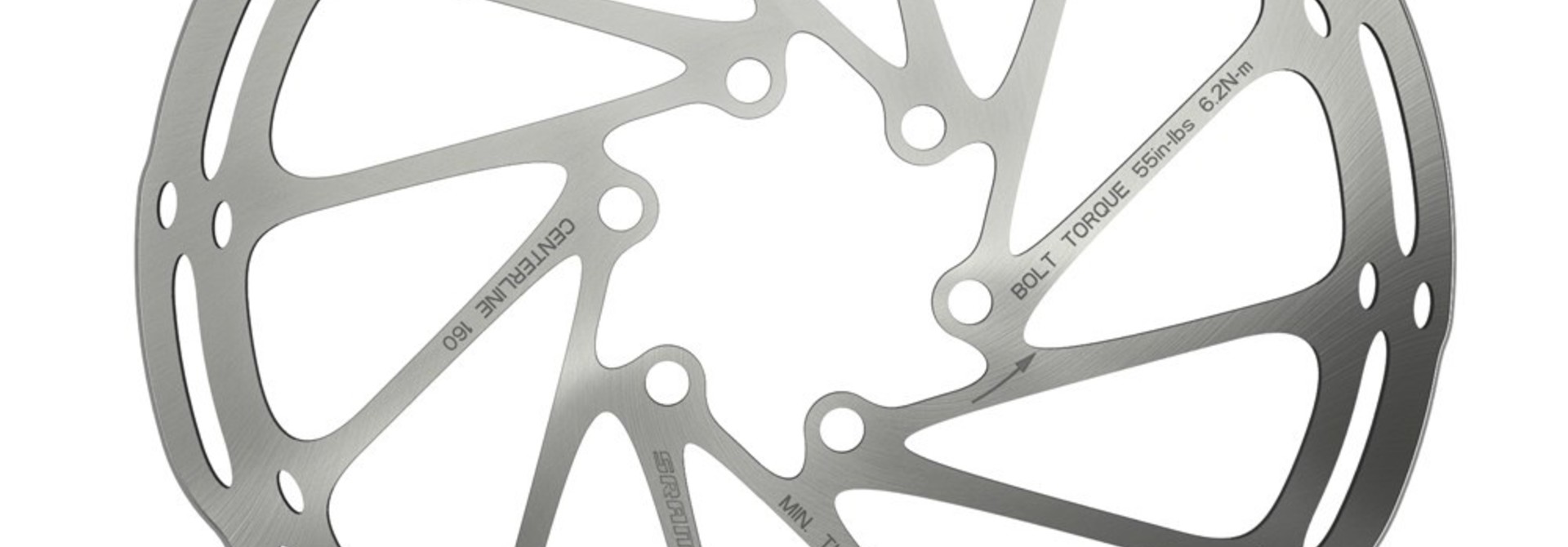 SRAM Centreline Rounded Disc Rotor / ISO 6 Bolt