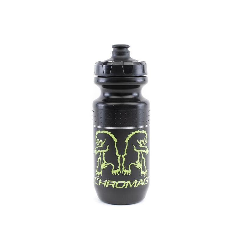 Chromag Chromag Water Bottle Bear Reflect 620ml Black/Green