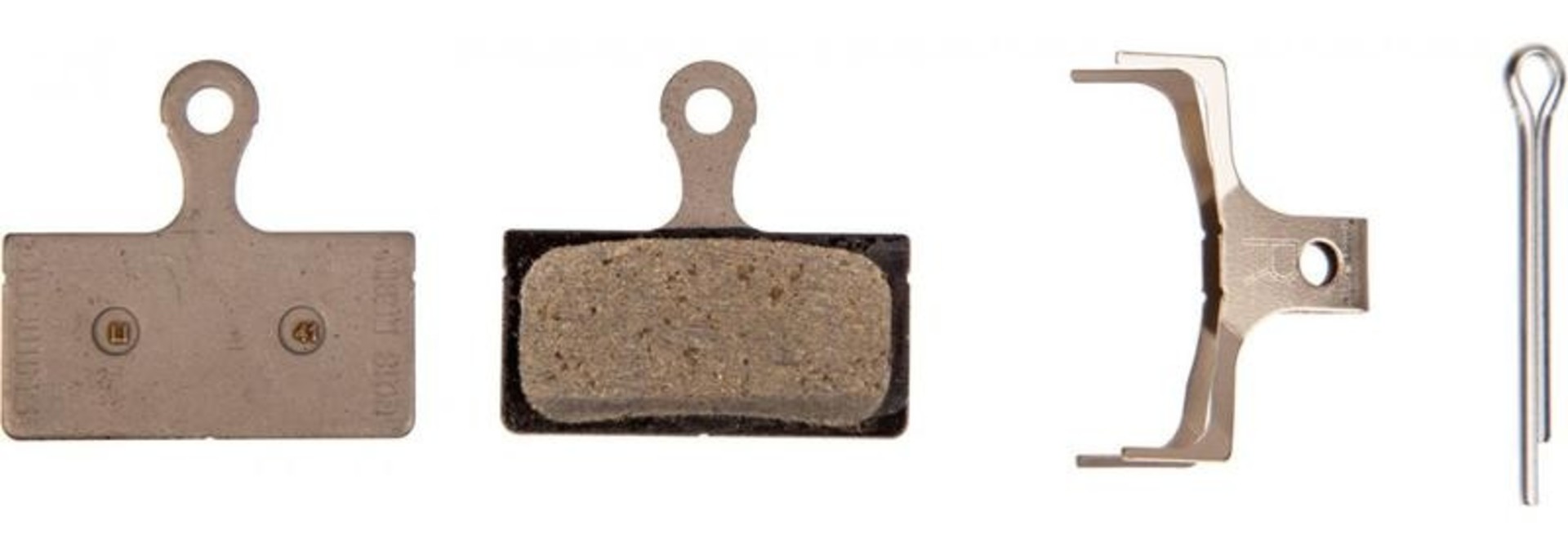 Shimano, Y8KA98010, G01S, BR-M666, Disc brake pads, Without fins, Resin, Pair, G type