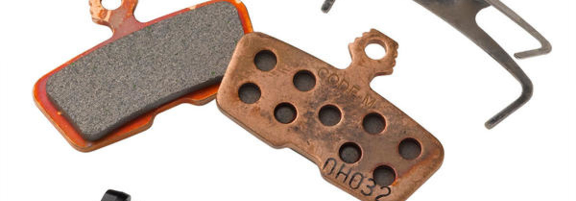 Avid, Code 2011+ Disc brake pads, Organic (Quiet), Aluminum back plate, pair