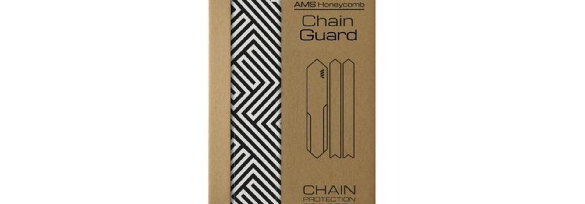 All Mountain Style Chain Guard Maze/Black