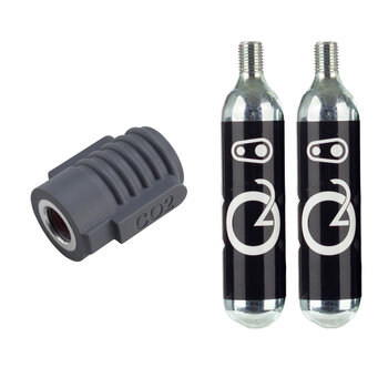 Crankbrothers Crankbrothers CO2 25G Cartridge (2 Units) W/ Inflator
