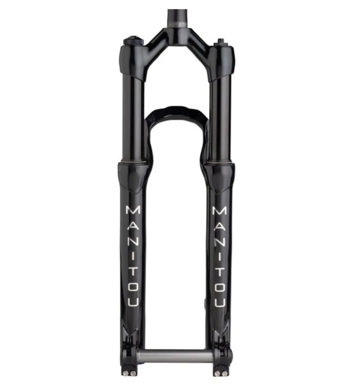 Manitou 2021 Manitou Circus Expert Fork - 26", 100 mm, 20 x 110 mm, 41 mm Offset, Gloss Black, Straight Steerer