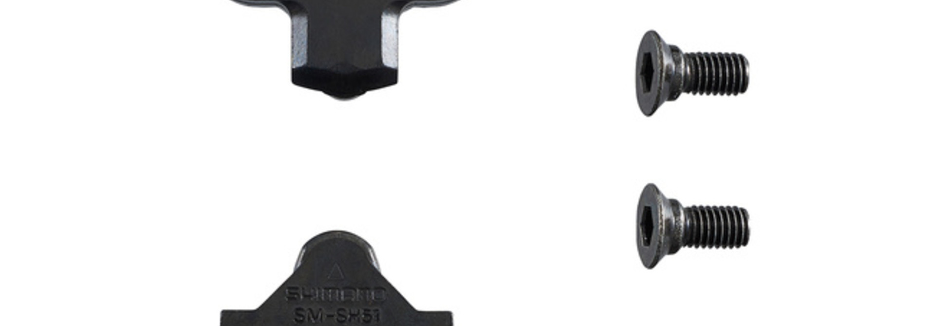 Shimano Pedal Cleat Assembly SM-SH51 Pair W/O Cleat Nut