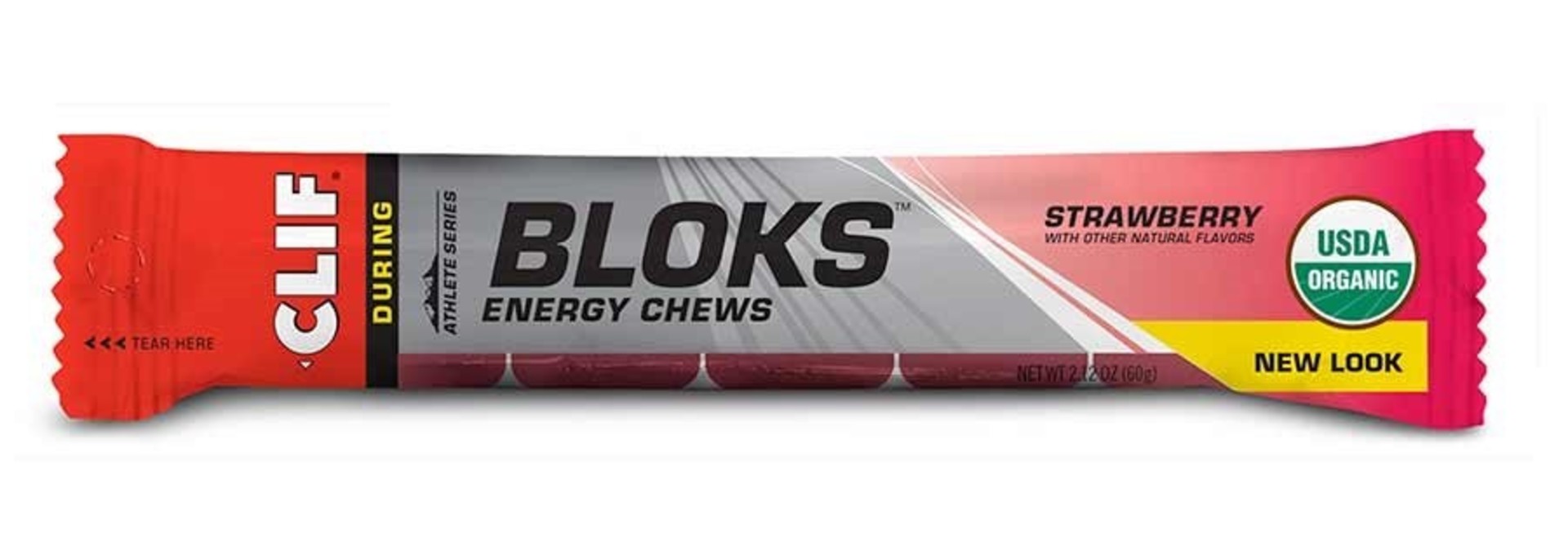 Clif Bloks, Chews, Strawberry