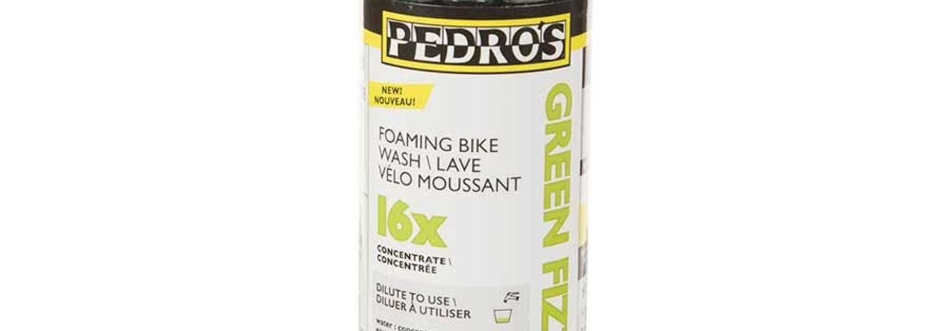 Pedros, Green Fizz 16X, Concentrated bike wash, 4oz/ 120ml