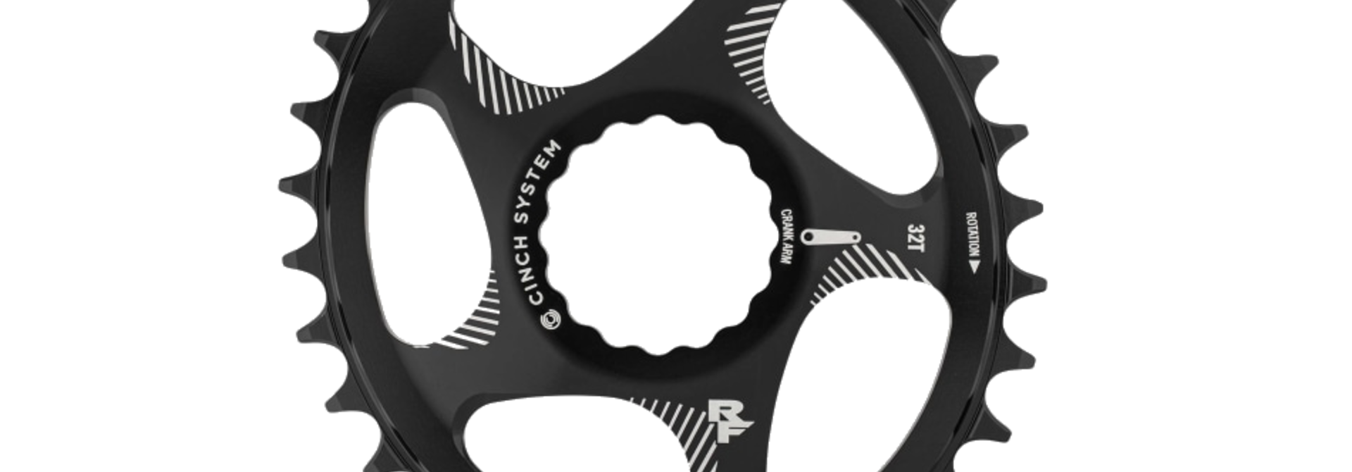 Raceface Chainring,Cinch,DM,OVAL,30T,BLK,10-12S