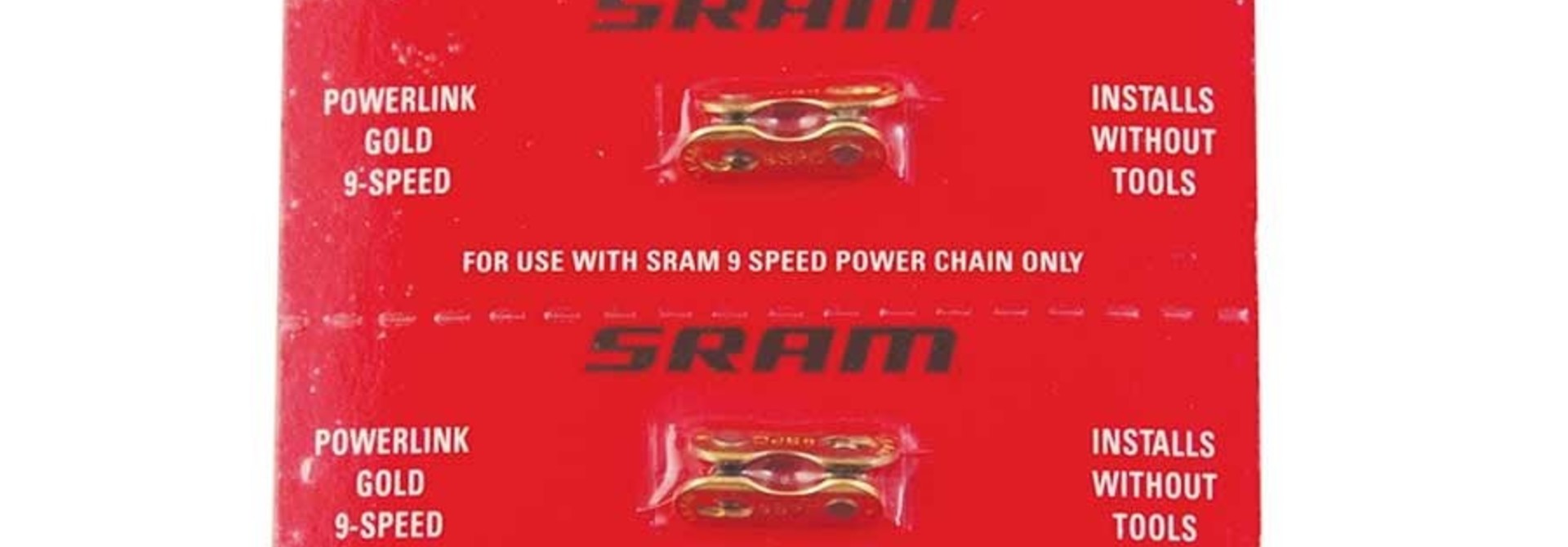 SRAM, Powerlink, 9sp chain connector, Gold