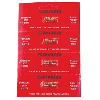 SRAM SRAM Powerlink 9sp chain connector Gold