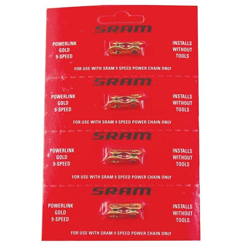 SRAM SRAM Powerlink 9sp chain connector Gold