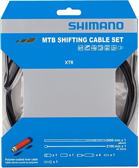 shimano mtb shift cable set