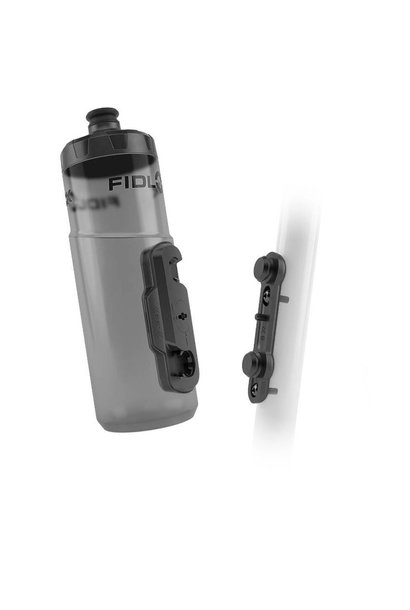 Fidlock Bottle 590ML With Bike Base Transparent Black