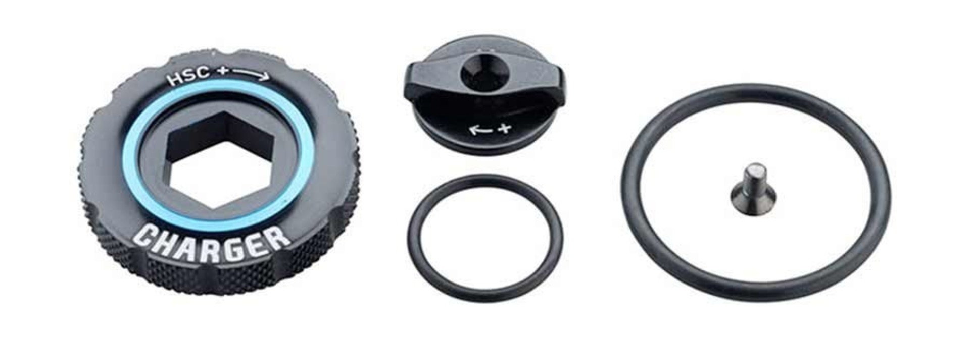 RockShox Compression Damper Knob Kit - Charger 2 RC2, Kit