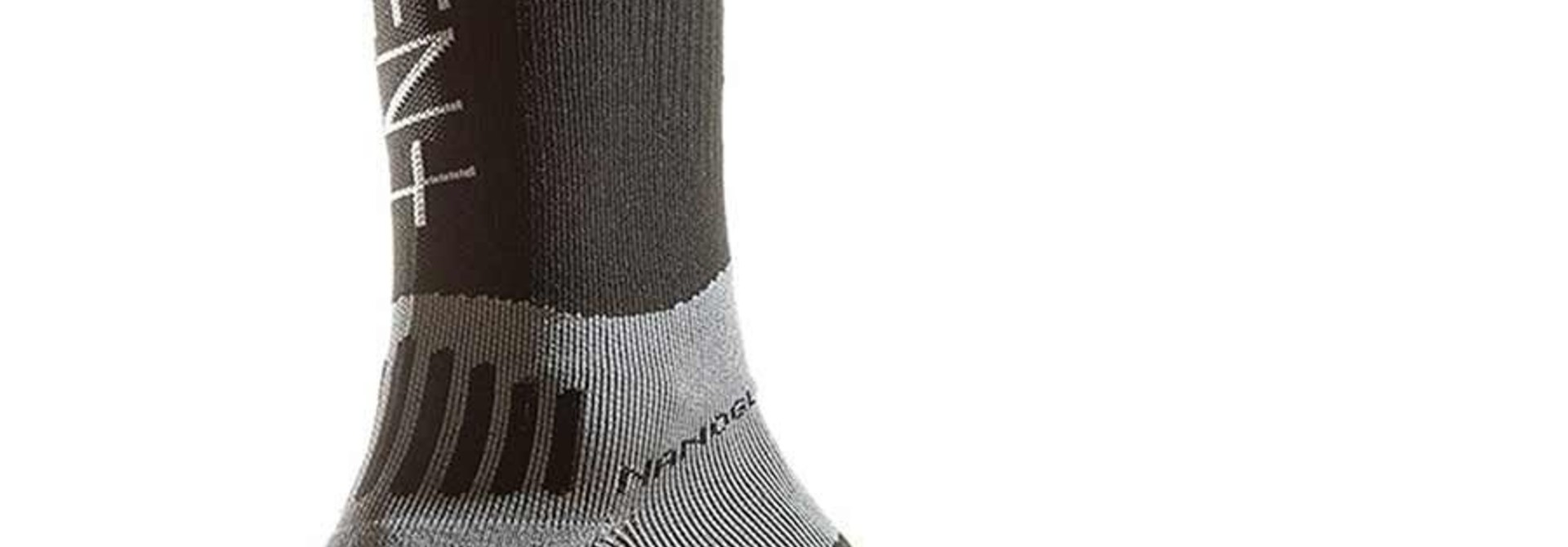 Dissent, Supercrew Nano 8", Compression Socks BLACK