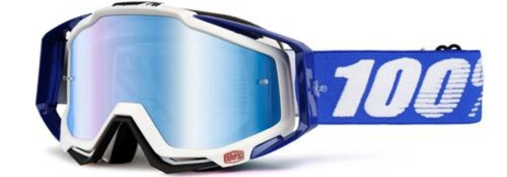 100% Racecraft Mirror Goggle (1 Extra Clear Lens Included)