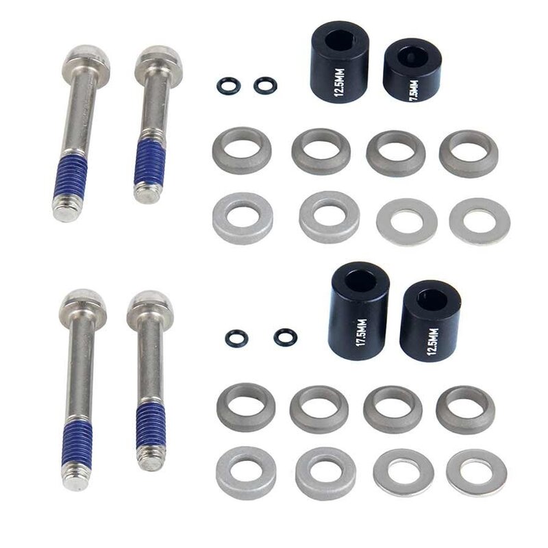 Avid Avid Post Spacer Set 20 S (Front 180/Rear 160) - Includes Stainless Caliper Mounting Bolts (CPS And Standard)