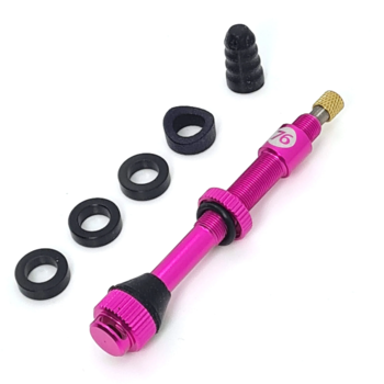 76 Projects 76 Projects High Volume Valve Stems | Magenta | 24-54mm