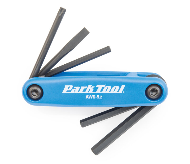 Park Tool Park Tool AWS-9.2 Folding screwdriver/ hex wrench set 4mm 5mm 6mm Flat blade and T25