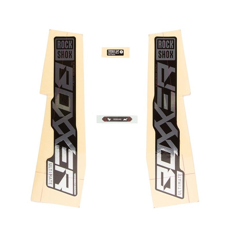RockShox Boxxer Ultimate Sticker Polar Black 11.4018.105.003