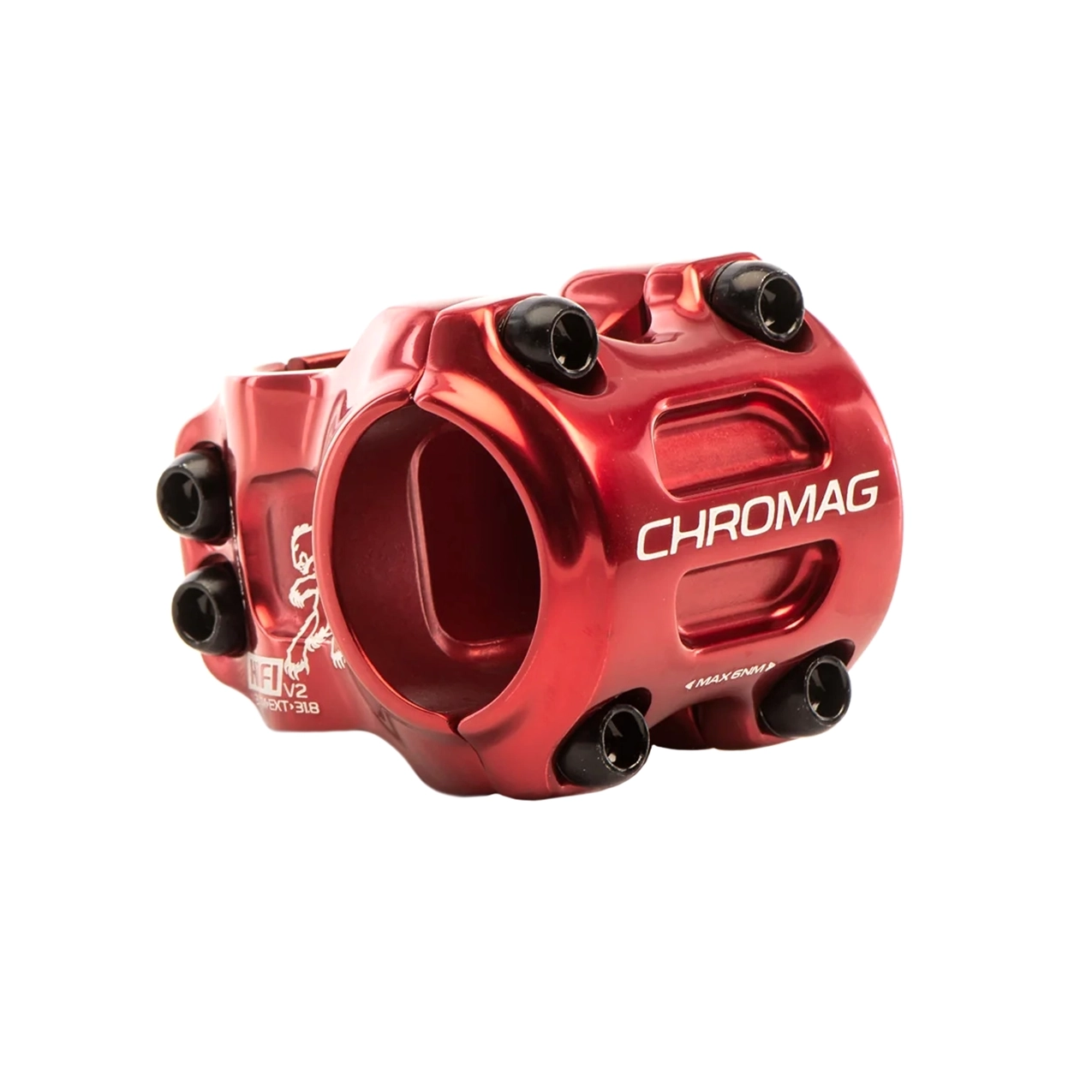 Chromag MTB Stem HIFI V2 31.8 mm, 50 mm Reach, Silver