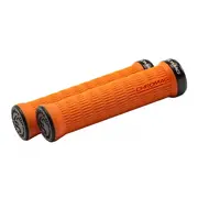 Orange mountain bike grips sale