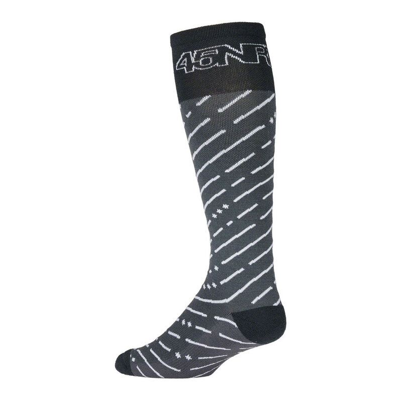 Mens Gray/Black Tube Socks