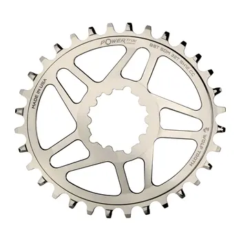 Wolf Tooth Components Wolf Tooth Elliptical Direct Mount Chainring 32T Nickel Plated