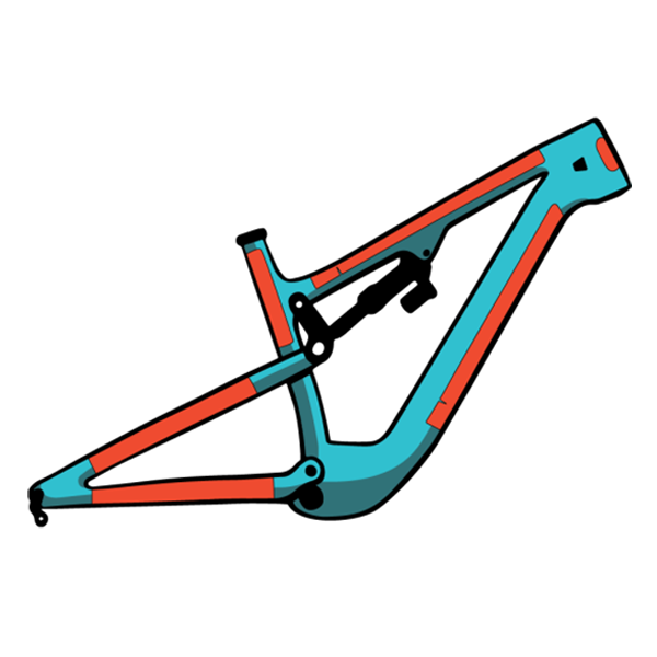 RideWrap RideWrap Covered Kit Frame Protection E-MTB