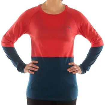 Chromag Chromag Veldt Merino Womens LS Jersey Hibiscus / Navy