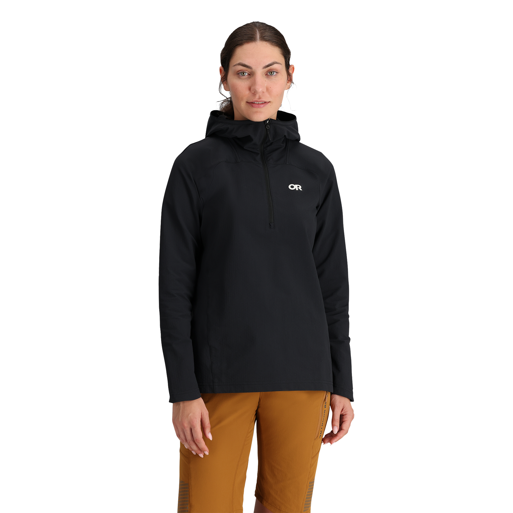 Outdoor Research Outdoor Research Freewheel Half Zip Womens Hoodie Black